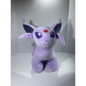 Pokemon x Build A Bear Workshop Espeon Purple 14" Plush Eeveelution Nintendo